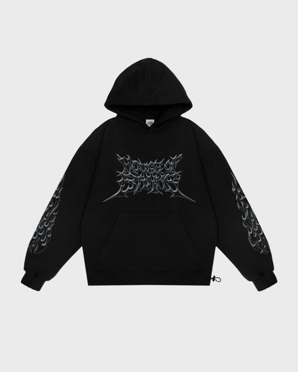 TRIBAL FLAME HOODIE (loose fit)