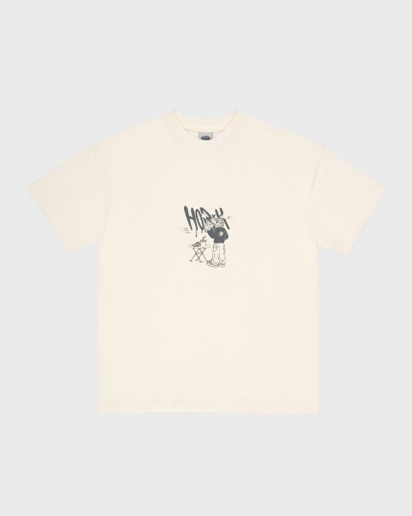 HoB x KAFERDAM CROCODILE TEE (loose fit) - obrazek 2