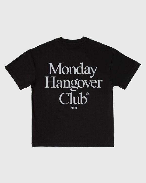 HANGOVER TEE BLACK (loose fit)