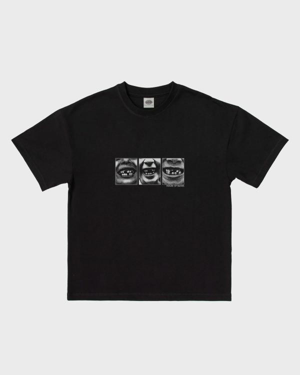 RECKLESS YOUTH TEE BLACK (loose fit) - obrazek 3