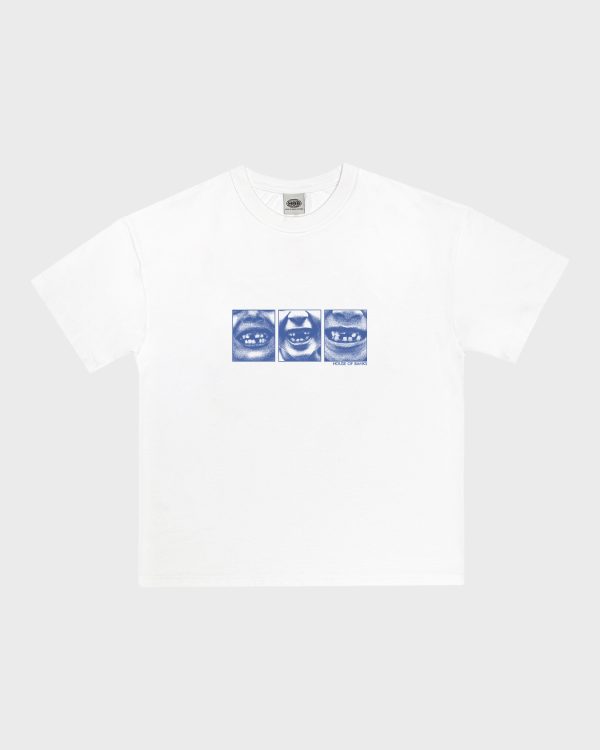RECKLESS YOUTH TEE WHITE (loose fit) - obrazek 4