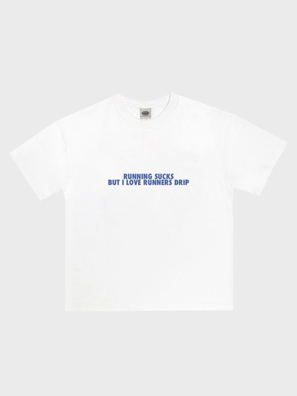 RUNNING SUCKS TEE (loose fit)