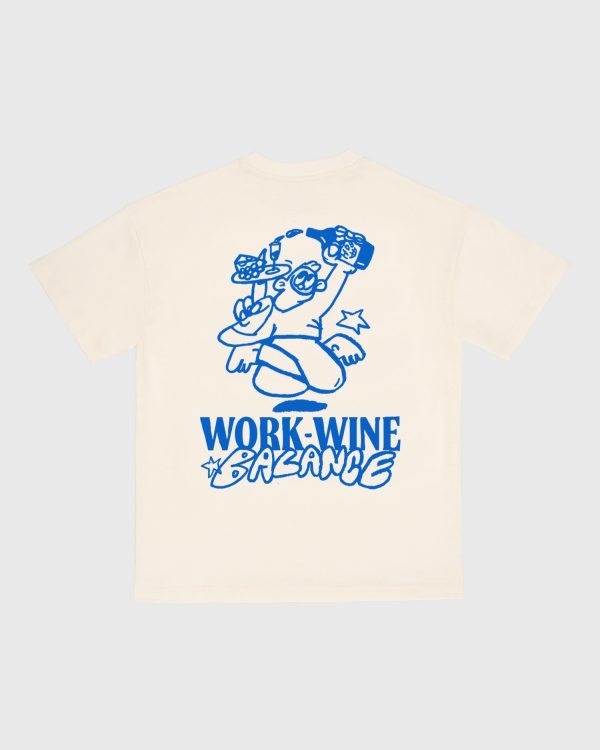 WORK WINE BALANCE TEE (loose fit) - Image 3
